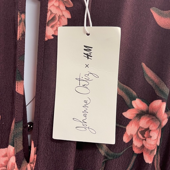 NWT Johanna Ortiz H&M‎ Collaboration Red Carpet floral Dress Sz Small - Picture 9 of 16